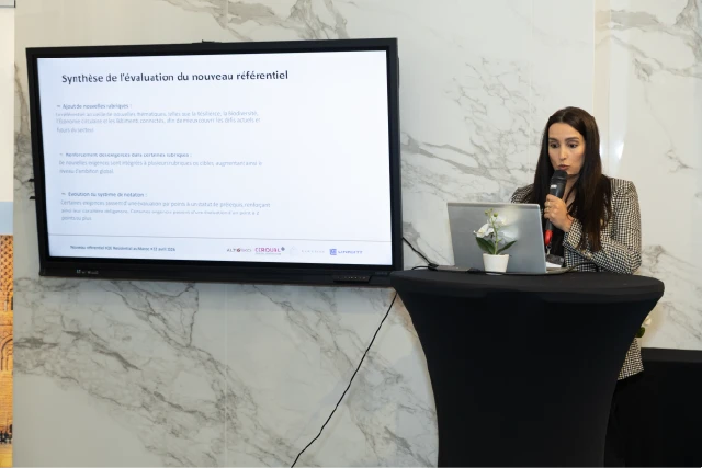 photo évenement lancement du Référentiel HQE Residential au Maroc