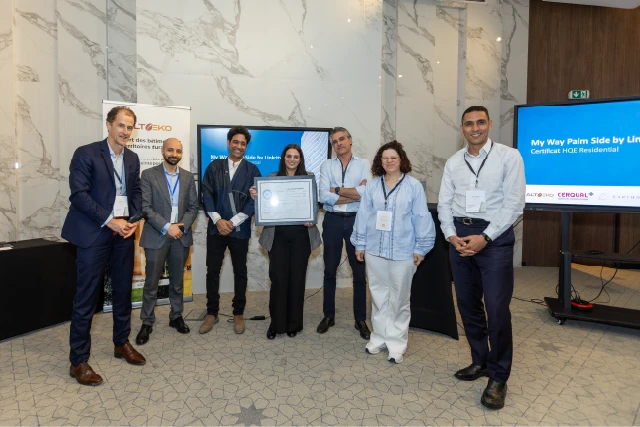 photo évenement lancement du Référentiel HQE Residential au Maroc